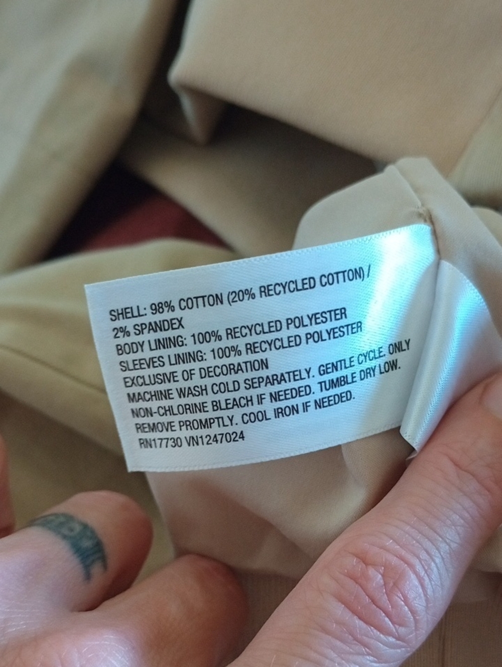Universal Thread Short Trench Coat - Picture 6 of 6